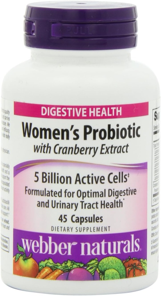 Webber Naturals Kvinder Probiotiske Kapsler, 45 Greve