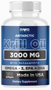 Dr. JOEL 'S MOM NUTRIX Antarktiske krill Oil Supplement - 150 Softgels - High Absorption EPA, DHA, Astaxanthin & Phospholipid - Ingen Fishy Eftersmag Ligesom Fish Oil - Made in USA