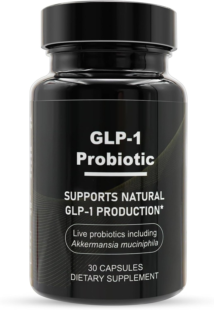 GLP-1 Probiotisk - 500M AFU Multi- Strain Probiotic + Prebiotic, naturligvis Support GLP-1 Produktion & Curb Appetit, Forsinket udgivelse, Third-Party Testet, for mænd og kvinder