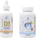 Eniva Omega 3 Premium Fish Oil High EPA / DHA og flydende vitamin D3 (120 mL) Læge Formuleret til hurtig absorption
