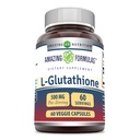 Amazing Formulas Reduceret L- Glutathione Supplement Note 124; 500 Mg Per Serving Note 124; Veggie Kapsler Note 124; Non- GMO Note 124; Gluten Free Note 124; Made in USA (1 Pack Note 124; 60 Tæl)