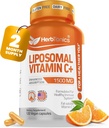 Liposomal C-vitamin Kapsler 1500mg immunsupporttilskud Supplement 124; immunsystemet Sundhed • 124; High Absorption C-vitamin C-124; Indeholder kollagen • 124; 120 Vegan Kapsler Non- GMO