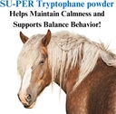 SU- PER Tryptophane Horse Calming Supplement - Opretholde Calmness og understøtter Balanceret Opførsel - 2,5 pund, (2 Pack)