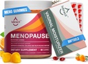 Lubracil Menopause Gummies & Daily Moisturizer Bundle - Hormone- Gratis støtte til Hot Flashs, Night Sweats, Vaginal Tørhed, og Itchiness med Black Cohosh, Ashwagandha, Omega Oliils & Sea Buckthorn