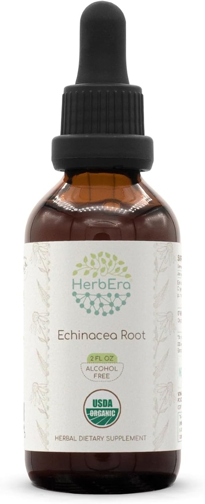 HerbEra Echinacea Root B60 USDA Organic Tincture