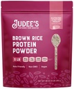 Judee 's Gluten Free Brown Rice Protein Powder - Sprunded Rice Formel - Keto- Friendly Plant- Based Nutrition - Dairy & Soy- Free Shake Base - 3 LB, Unflavored, Pakning med 1