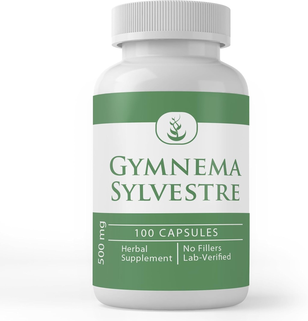PURE ORIGINAL INGREDIENSER Gymnema Sylvestre, (100 kapsler), Altid Rene, ingen tilsætningsstoffer eller fyldstoffer, Lab Verified