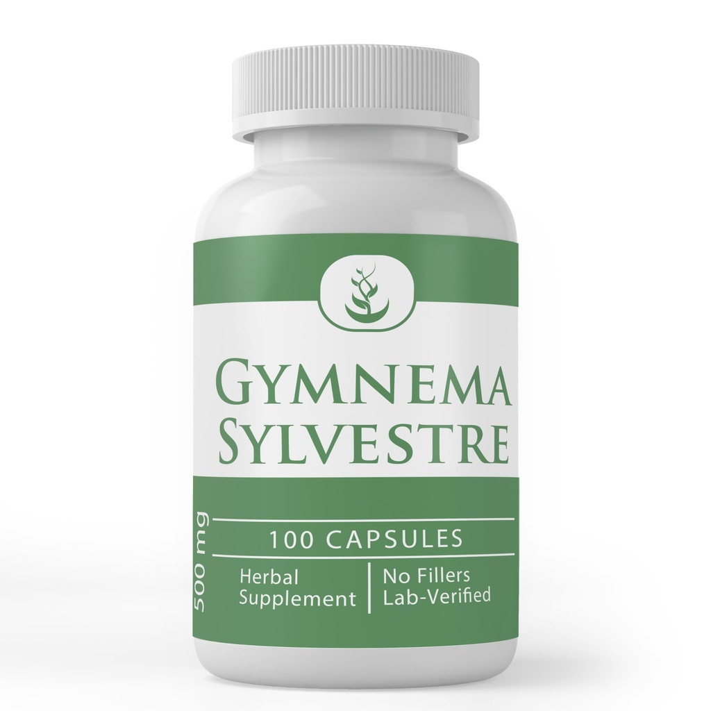 PURE ORIGINAL INGREDIENSER Gymnema Sylvestre, (100 kapsler), Altid Rene, ingen tilsætningsstoffer eller fyldstoffer, Lab Verified