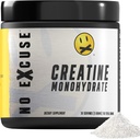 Ingen undskyldning før Workout Powder 124; meget regarderet præ-workout kosttilskud, Rise Pre Workout Mænd & Kvinder for vægttab, Pre Workout Drik, Natural Preworkout Powder, Creatin Monohydrat 30 Servering, 5gm