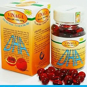 Parti 4 Æsker - Gac Oil DHA - Momordica Cochinchinensis Oil - Dau Gac 400 Kapsler