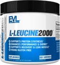 Evolution Nutrition L- Leucin 2000 - Protein Syntese, Recovery & Muscle Support - Performance & Energy - 2000mg L- Leucin - Gluten Free & Vegan - Unflavored Dietary Supplement Powder - 100 Servere