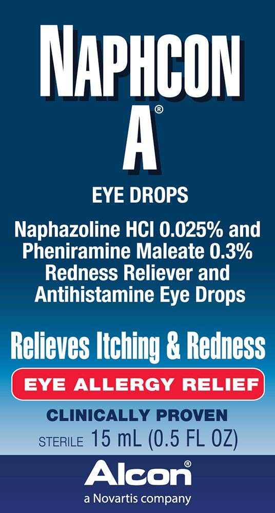Alcon naphcon øjendråber, Allergi Relief 15 ml
