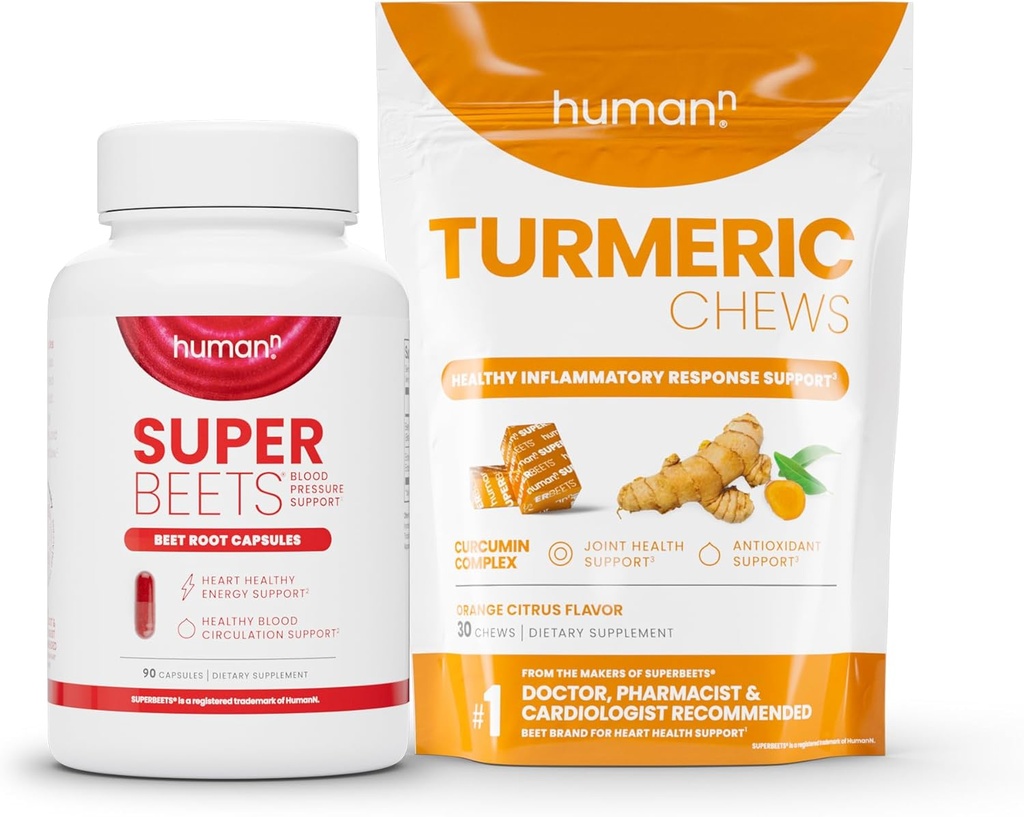 Humann SuperBeets Beet Root Kapsler og gurkemeje