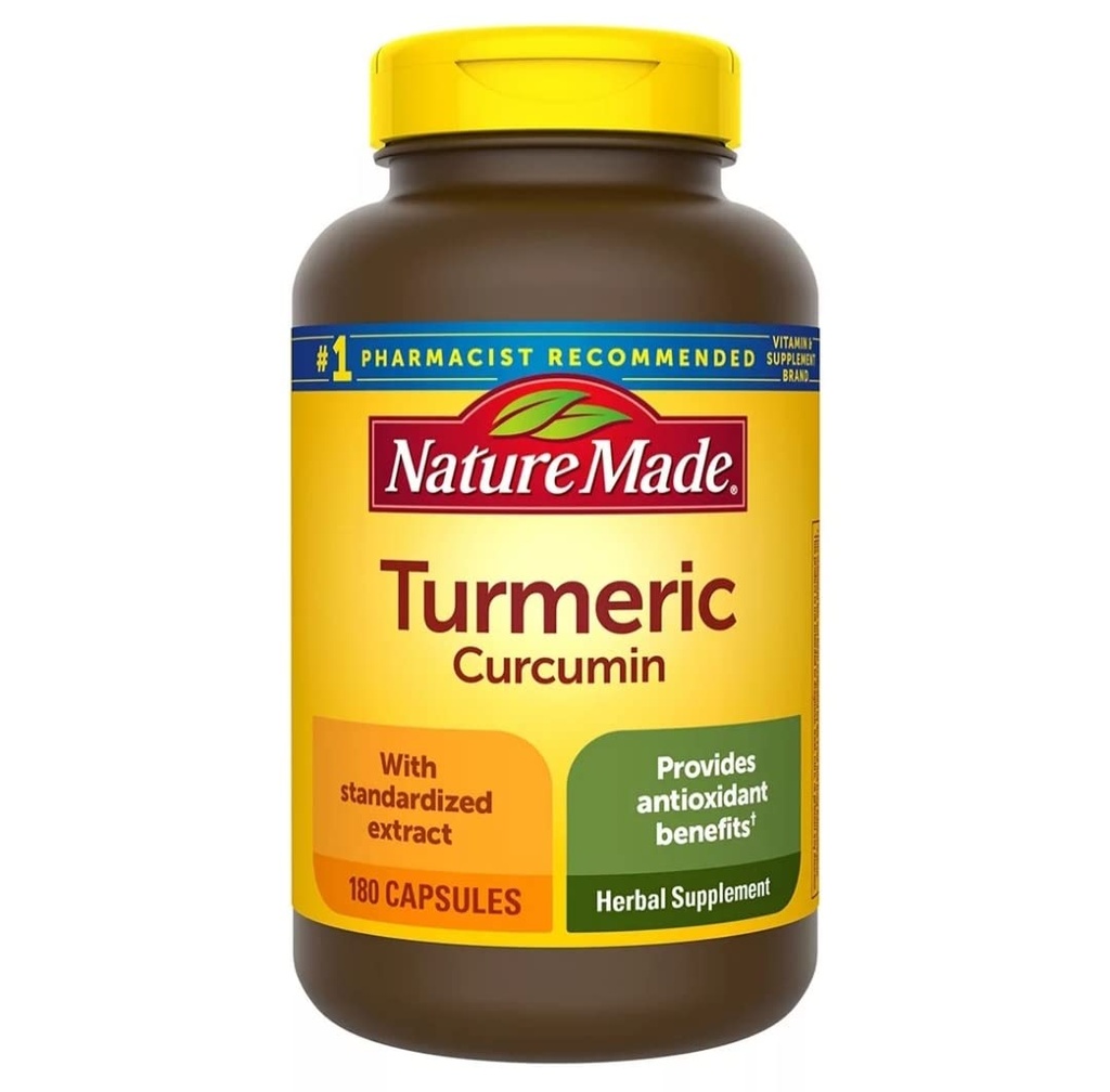 Naturen lavede gurkemeje 500 milligram. Kapsler (antioxidant) Værdi 180 Ct