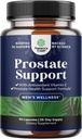 Urteprostata supplement til mænd - Potent Pygeum og Saw Palmetto ekstrakt med Beta sitosterol & grøn te for urinveje støtte - Mand sundhed blend for hyppig vandladning - 90 kapsler