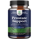 Urteprostata supplement til mænd - Potent Pygeum og Saw Palmetto ekstrakt med Beta sitosterol & grøn te for urinveje støtte - Mand sundhed blend for hyppig vandladning - 90 kapsler