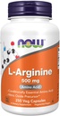 Foods L- arginin, 500 mg, 250 Caps