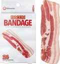 BioSwiss Kids Bandages, Bacon Shaped Self Adhesive Bandage Set, Latex Free, Steril Sårpleje, 24 Greve