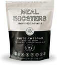 Savory White Cheddar Protein Powder - 16g High Protein Meal Enhancer til madlavning - Keto Friendly, Gut & Joint Support - Collagen Peptider