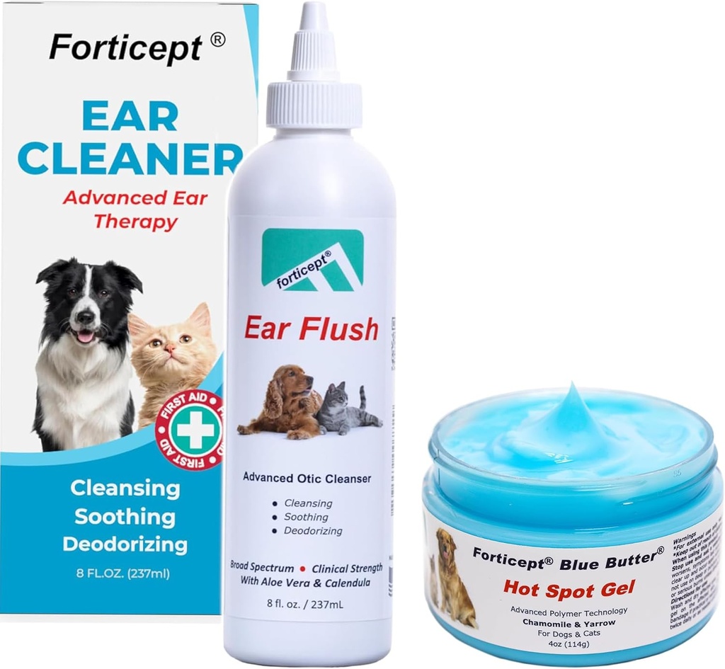 Forticept WeunHot Spot Behandling og Øre infektion Behandling for hunde