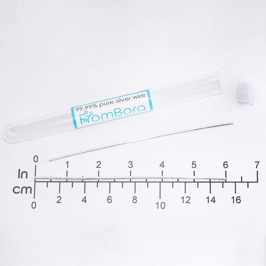 Kolloid sølv nogensinde 124; par af Pure Silver Wire 99,99% • 124; Certifikat