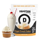 Hengivenhed Nutrition Protein Powder Angel Food Cake - 20g Whey Isolate & Casein Protein Blend - Ingen tilsat sukker, lav Carb, Gluten- fri, Keto- Friendly, 1g MCT, Kosher - 2lb Pouch