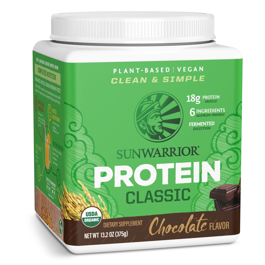 Brown Rice Protein Powder med Bcaa & Aminosyrer Rå ris Protein Shake Gluten Free Low Carb Dairy Free