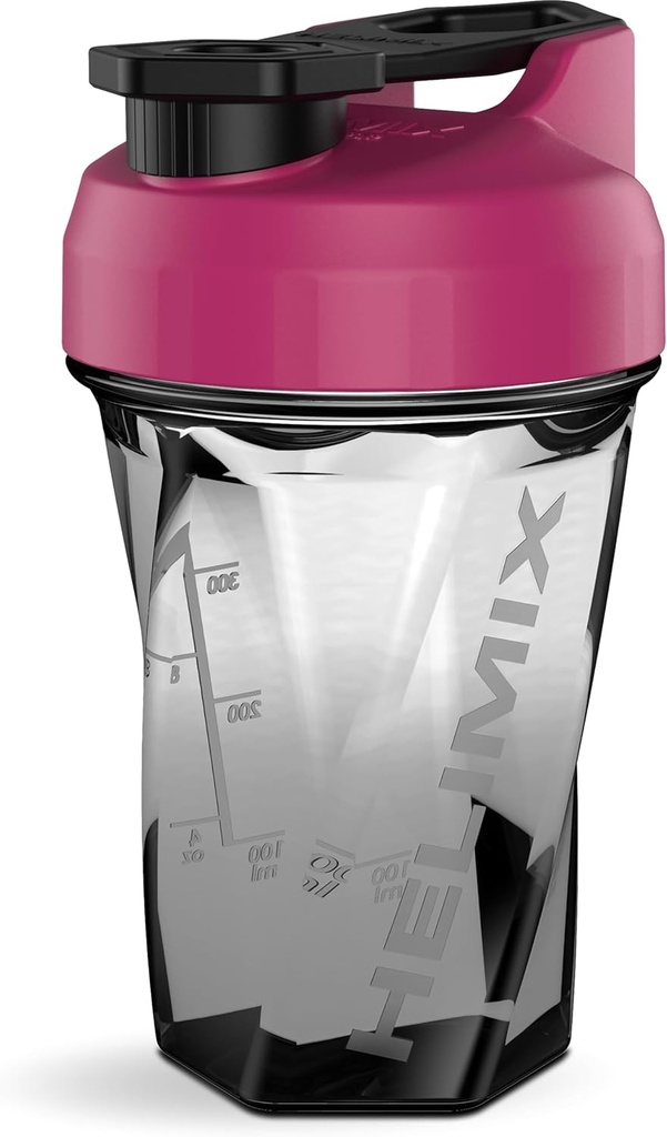 HELIMIX 1.5 Vortex Blender Shaker Flaske Holdes Upto 20oz Budd124; Ingen blending Ball eller Whisk Budd124; USA Lavet 124; Portable Pre Workout Whey Protein Drink Shaker Cup; 124; Blander Cocktails Smoothies Shakes Budd124; Top Rack Safe