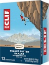 CLIF BAR - Jordnøddesmør banan med mørk chokolade flavor - Lavet med Økologisk Havre - Non-GMO - Plant baseret - Energy Bars - 2.4 oz. (12 Pack)