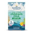 Nordic Naturals Zero Sugar Children 's DHA Vegetary Gummy Chews - Passion Fruit Lemon Flavor - 30 Gummies - Vegan Algae Oil Omega-3 Supplement til Kids Brain & Cognition Support - 30 Servering