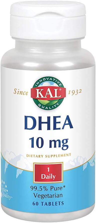 KAL DHEA- 10 Tablets, 10 mg, 60 Count