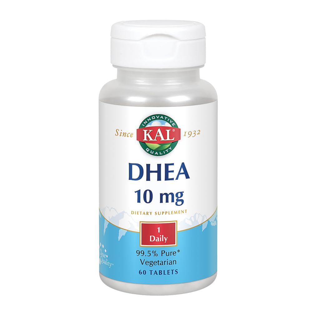 KAL DHEA- 10 Tablets, 10 mg, 60 Count