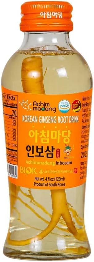 Inbosam koreansk Ginseng drikke roddrik, 10 flasker, 4 fl oz hver