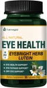 Eye Health Capsules with Eyebright Herb (Euphrasia officinalis), Eye Træthed & Dry Eye Support Herbal Supplement w / Lutein Blueberry Extract. 90 Greve