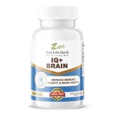 ZEN LIFE HERB IQ + Hjernefri, klinisk testet fokus, koncentration, hukommelse & energi, naturlige plantagebaserede urter supplement, ingen tilsat vitaminer / mineraler / svampe / sukker (60 bløddele)