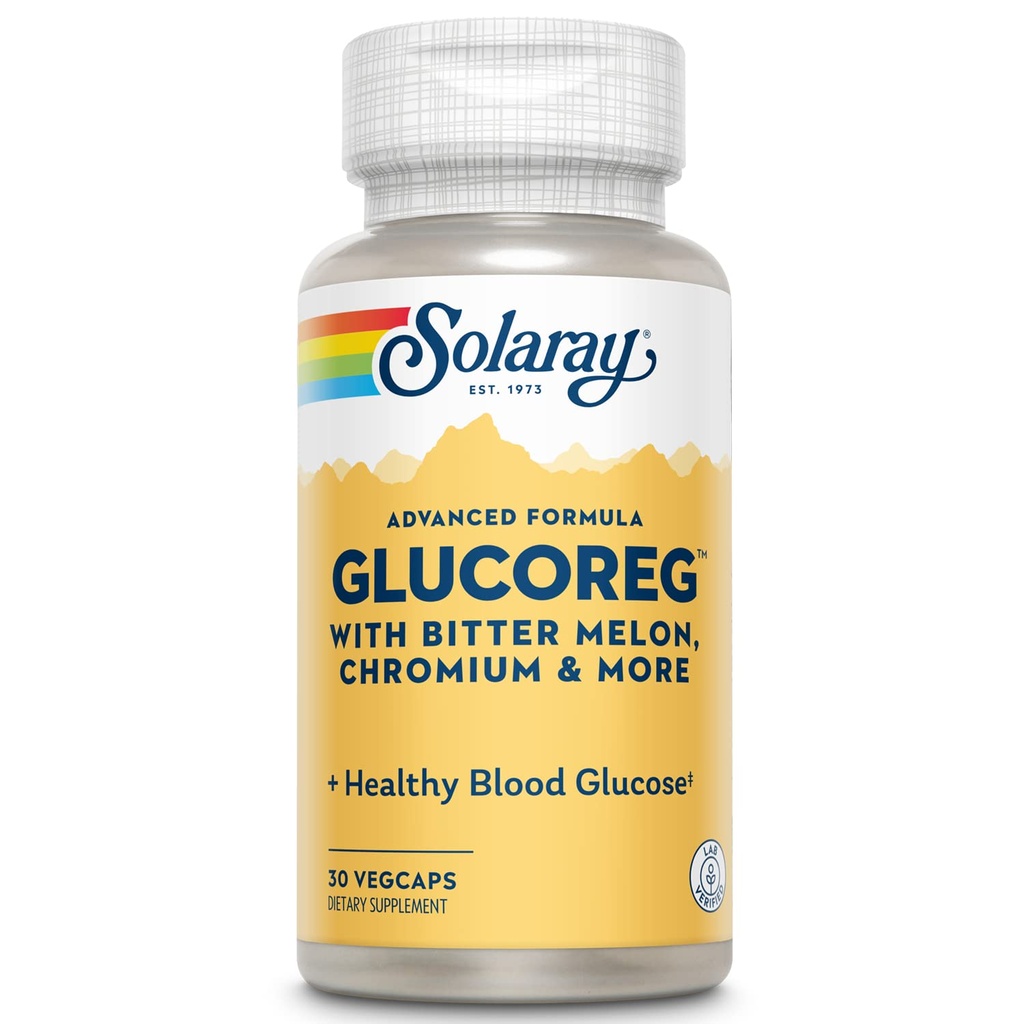 SOLARAY GlucoReg - 30 Capsules