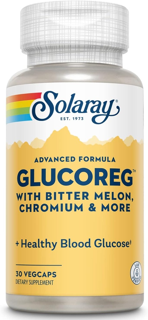 SOLARAY GlucoReg - 30 kapsler
