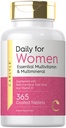Carlyle Women 's Daily Multivitamin og Multimineral Supplement: 124; 365 tabletter: 124; Beta- Caroten, folinsyre og D-vitamin: 124; Non- GMO, Gluten Free Pills