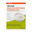 terrasil Antifungal Jock Itch Sæbe til mænd, Hurtig Relief & Behandling fra Burning, Itchy Skin, All- Natural Fugtgivende Ingredienser, Dermatolog Testet, 75g Bar