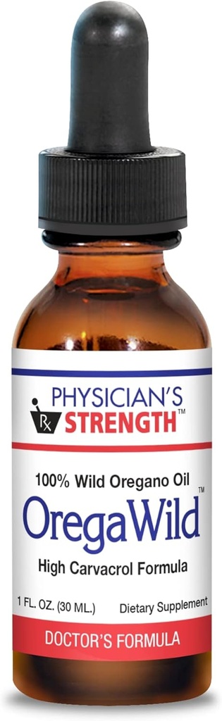 Lægens styrke OregaWild - 30 ml - 100% Wild Oregano Oil - 432 Servering