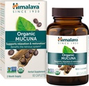 Himalaya Organic Mucuna Pruriens, 60 Day Supply - Urtetilskud til opkaldsaflastning fra spænding og fremme af hjernefunktion - Vegan, non-GMO, Gluten Free, 600 mg, 60 caplets