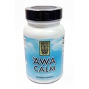 'Awa Calm Capsules - Kava- baseret urtebundte supplement med 30% Kavalatone, Calamus Root, Passionsblomst, Lemon Balm & Humle (60 kapsler)