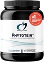 Design for sundhed Phytotein Vegan Protein Powder - 20g Organic Rice, Sacha Inchi, Græskar frø, Sunflower Seed & Pea Protein Powder Blend - Cremet Texture, Chokolade Plant Protein (510g)