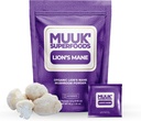 MUUK 'SUPERFOODSTED 124; Organic Lion' s Mane Mushroom Powder 124; Brain Boosting ON- The- GO Packets