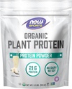 NOW Sport Organic Plant Protein, Vanilla Flavor, Vegan Powder, 1 LB.