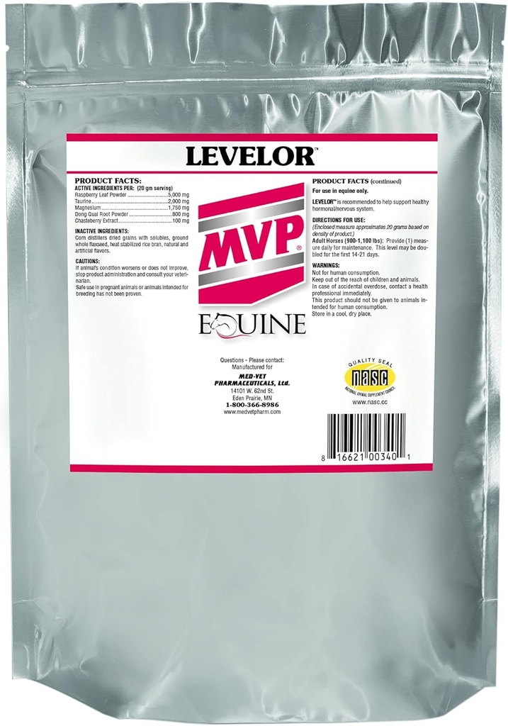 Levelor (2,65 lb) for afbalanceret adfærd i heste