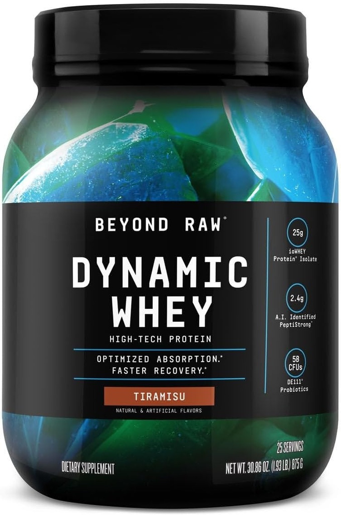 Beyond Raw Dynamic Whey High- Tech Protein - Tiramisu (25 Servere)