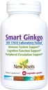 NY ROOTS HERBAL Smart Ginkgo supplement, 60 vegetabilske kapsler, immunsystem & kognitiv support