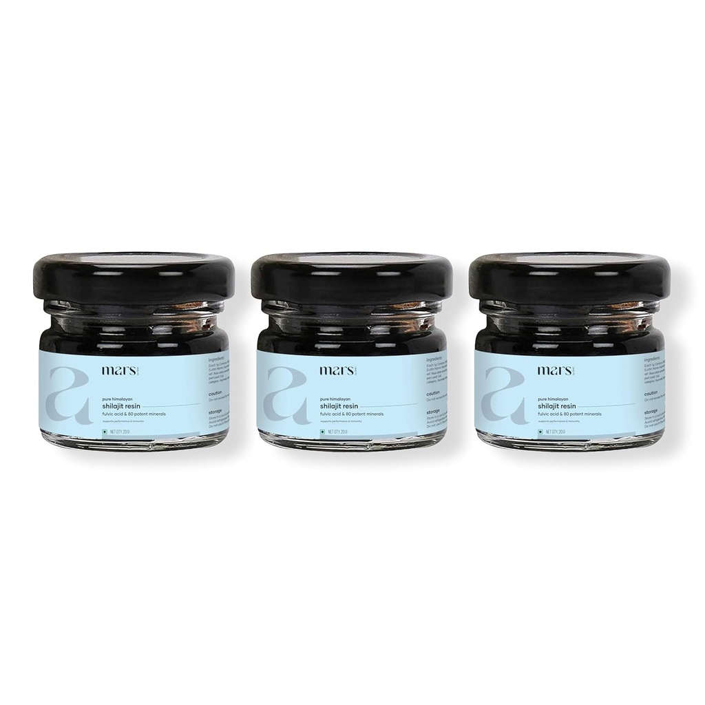 Mars Himalayan Organic Shilajit Resin 124; Natural Resin Sourced from the Himalayas 124; Understøtter Vitality, Energy & Samlet Wellness